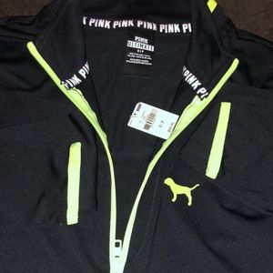 VS PINK JACKET!!!! Lime green and black!!!